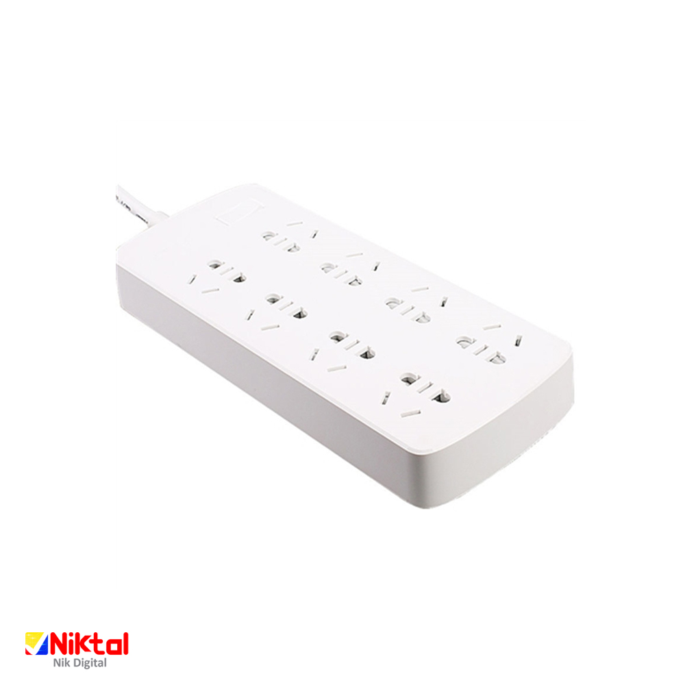 Pisen power strip with 8 outlets