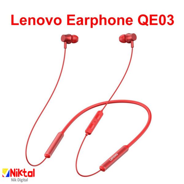 Lenovo QE03 Bluetooth Handsfree هندزفری لنوو