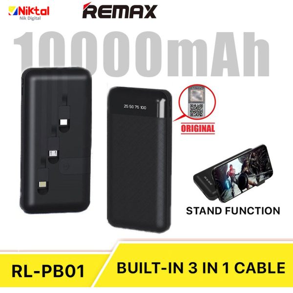 Remax RL-PB01 10000mAh Power Bank پاوربانک ریمکس