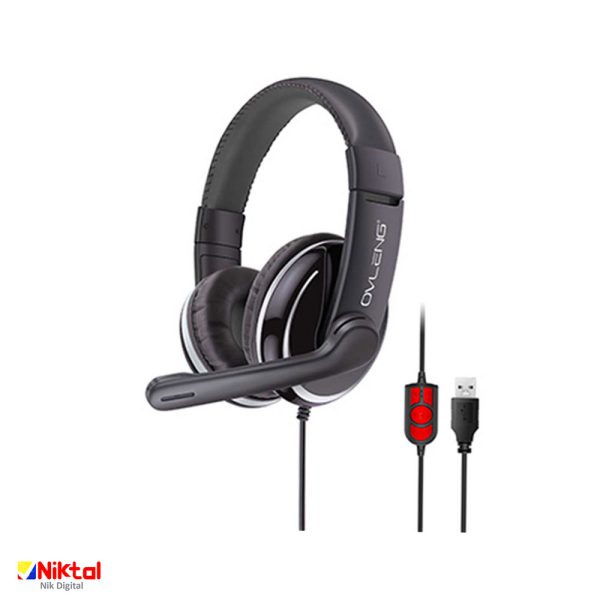 Ovleng Q6 wired gaming headset هدفون بازی