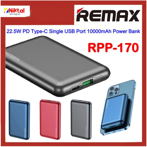 REMAX RPP-170 10000mAh Power Bank پاوربانک ریمکس