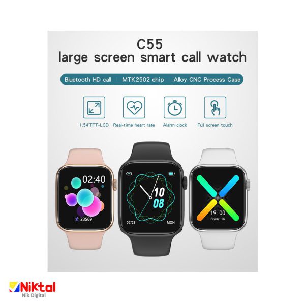 C55 Smart Watch Bluethooth Phone Call Strap Replacement Sport Smart Watch  Men Women Smartwatch | Shinegulf