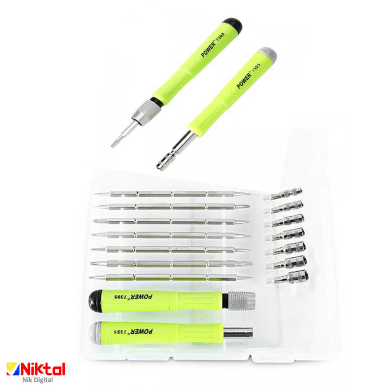 Multi-purpose magnetic screwdriver for electronic repairs, model KS-8116B ابزار تعمیر وسایل الکترونیکی