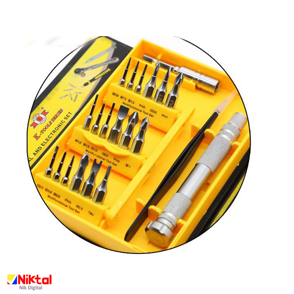 Mechanical and electronic screwdriver tool KS-8016 ابزار تعمیر