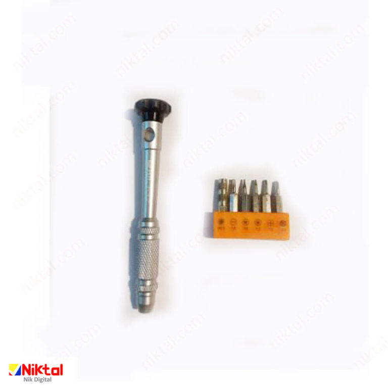 Magnetic screwdriver for electronic repairs, model KS-8867 پیچ گوشتی