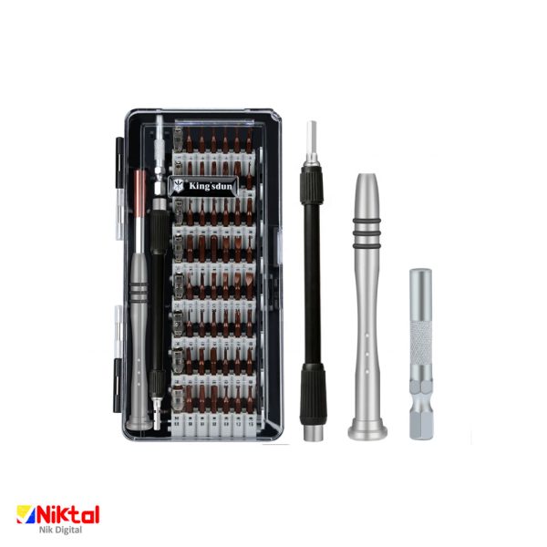 Multi-purpose magnetic screwdriver for electronic repairs, model KS-8062 ابزار تعمیر وسایل الکترونیکی