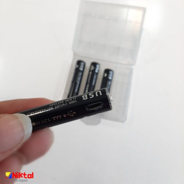 Micro rechargeable battery micro باتری شارژی