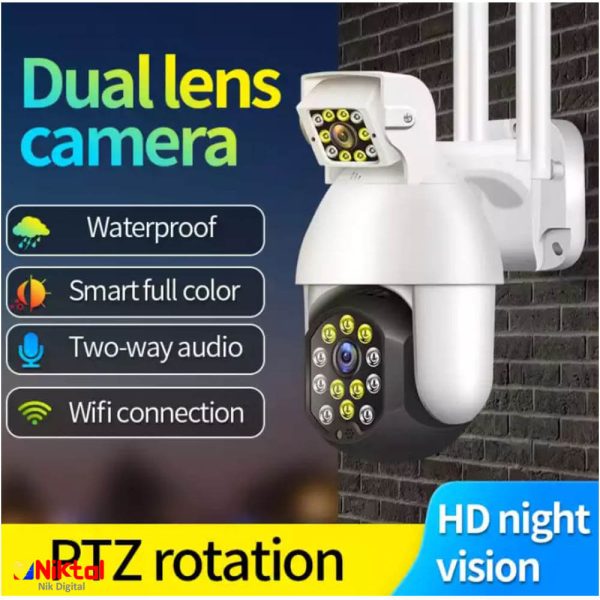 C.P11 dual rotating lens CCTV camera