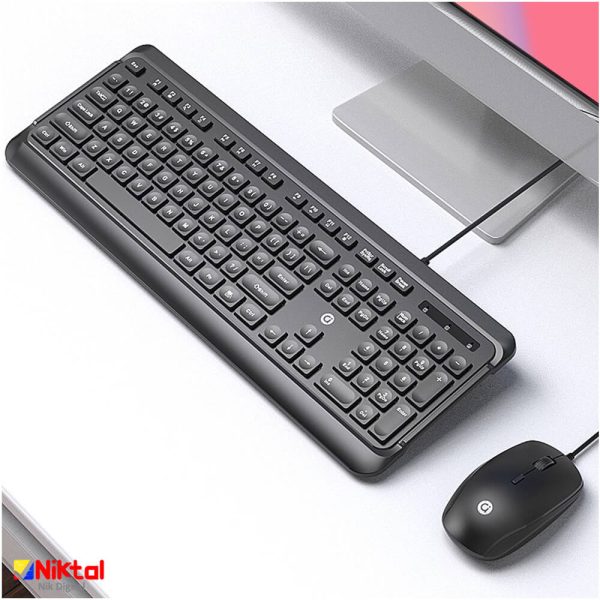 ASUS adol wired mouse and keyboard set, model KM004
