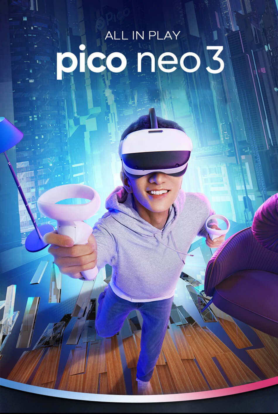 عینک واقعیت مجازی Pico Neo3 VR 256G