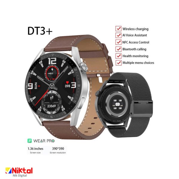 ساعت هوشمند آیجویر مدل DT3 Plus