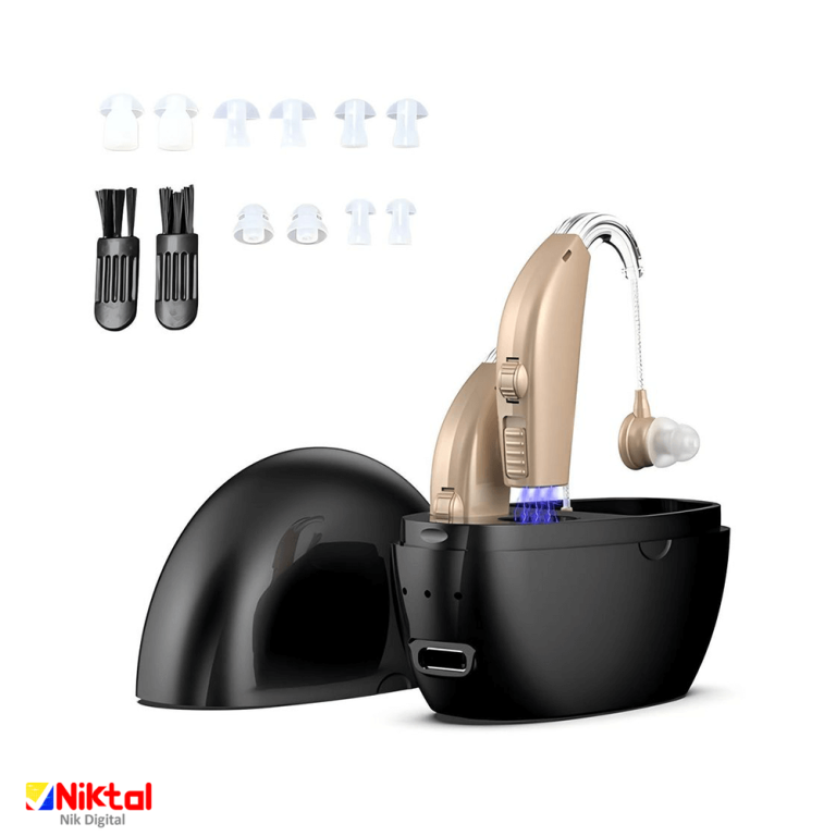 سمعک دو گوش آیجویر GM311T دارای کیس شارژ با قابلیت حذف نویز
